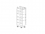 Шкаф 600 для одежды ДМ ТМК Дуб млечный-венге