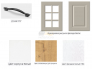 Кухонный гарнитур 21 Белый Вегас 3000 мм