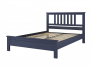 Кровать Лаура 1400 Темный лазурный