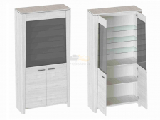 Шкаф 2 двери Витрина 