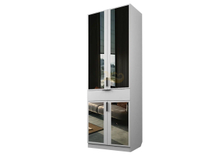 Шкаф с 1 ящиком со штангой Экон ЭШ1-РП-21-8-1я с зеркалами