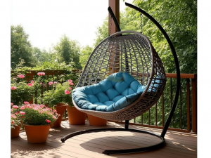 Подвесное двойное кресло-кокон Винтаж