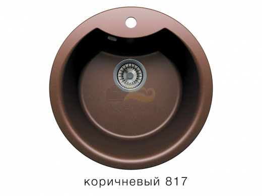 Мойка кварцевая Tolero R-108E Коричневый 817