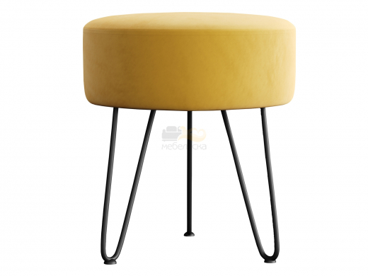 Пуф Берг велюр Ультра Мустард