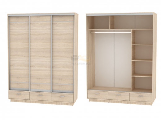 Шкаф-купе Весенний HK4 (D1D1D1)